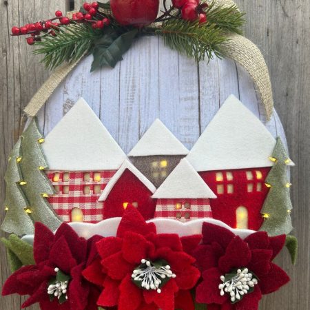 [Kit] Paesaggio con Stelle di Natale (Chiaro)