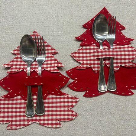 [Kit] Alberelli Porta Posate (Rosso)