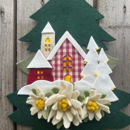 [Kit] Piccolo Alberello Con Paesaggio (Scuro)