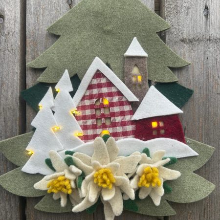 [Kit] Piccolo Alberello Con Paesaggio (Chiaro)