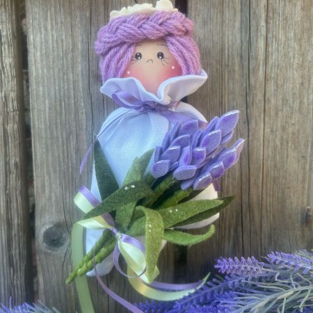 [Kit] Bambolina Porta Lavanda (Bianco)