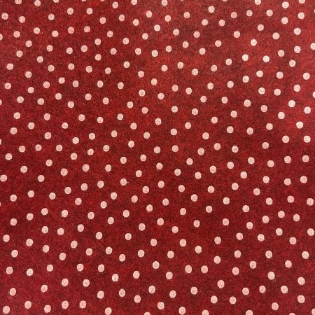 [Pannolenci] Pannolenci Stampato A Pois 50x90cm (Bordeaux e Bianco)
