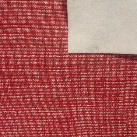 [Feltro] Feltro Accoppiato Trama Rossa 40x70cm (Rosso)