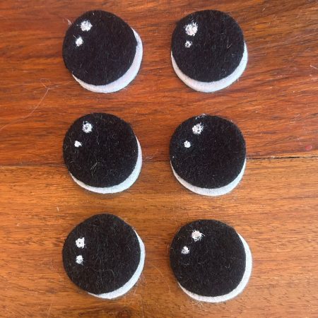 [Kit] Set 3 Coppie Occhietti Per Il Cucciolo Tra I Tulipani (Cane)