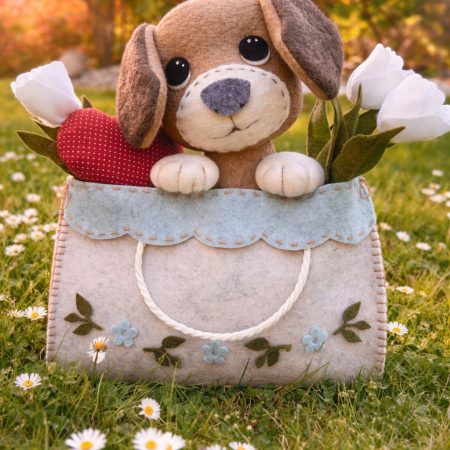 [Kit] Il Cucciolo Tra I Tulipani