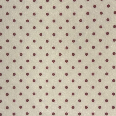 [Pannolenci] Pannolenci Stampato A Pois Piccolo 50x90cm (Bianco e Rosso)
