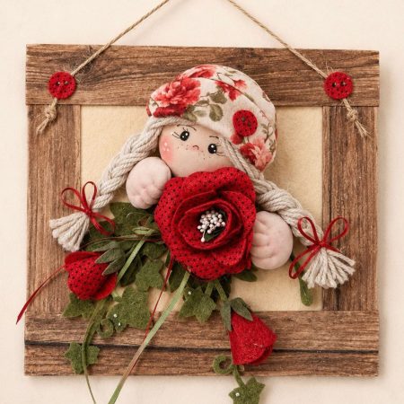 [Kit] Rosinda Nella Cornice (Rosso)