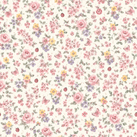 [Pannolenci]Pannolenci Con Stampa Digitale (Fiorellino Piccolo) [50x45cm]