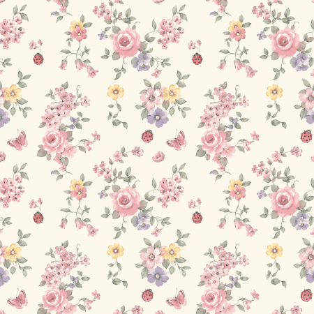 [Pannolenci]Pannolenci Con Stampa Digitale (Fiorellino Grande) [50x45cm]