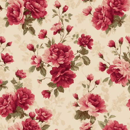 [Pannolenci]Pannolenci Con Stampa Digitale (Rose In Fiore Grande) [50x45cm]